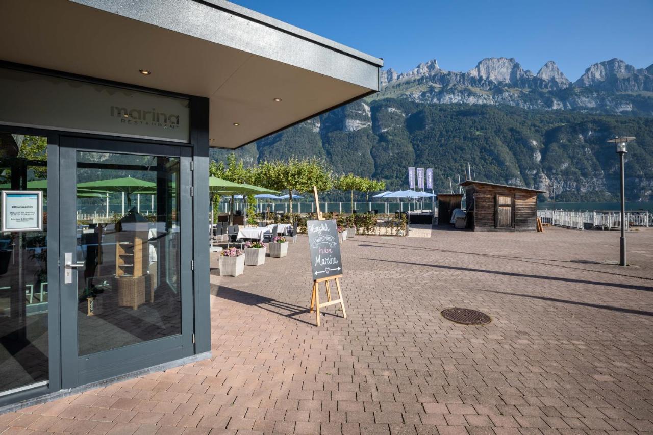 Marina Walensee Hotel Unterterzen エクステリア 写真