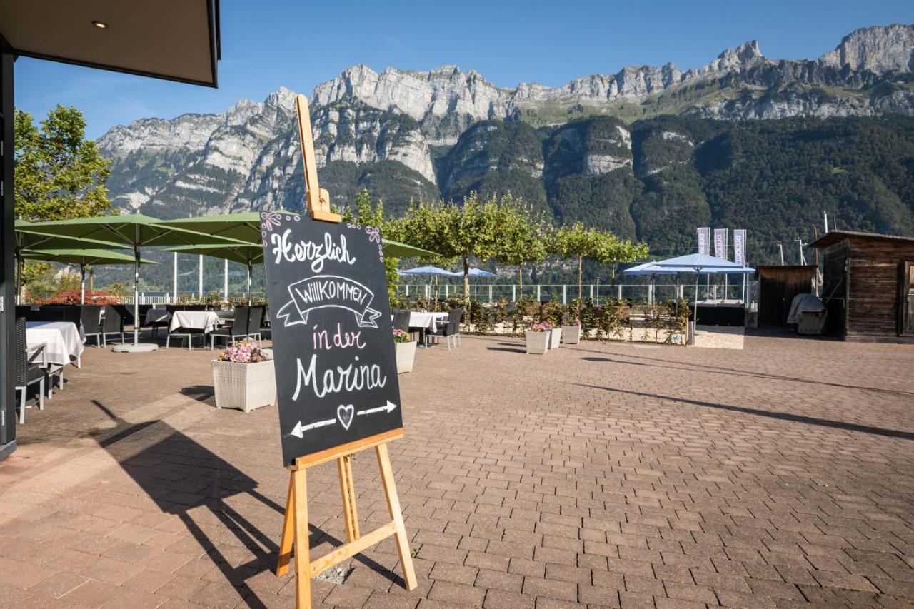 Marina Walensee Hotel Unterterzen エクステリア 写真