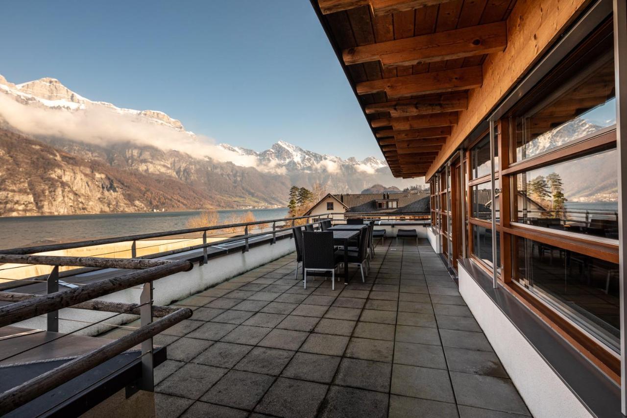 Marina Walensee Hotel Unterterzen エクステリア 写真