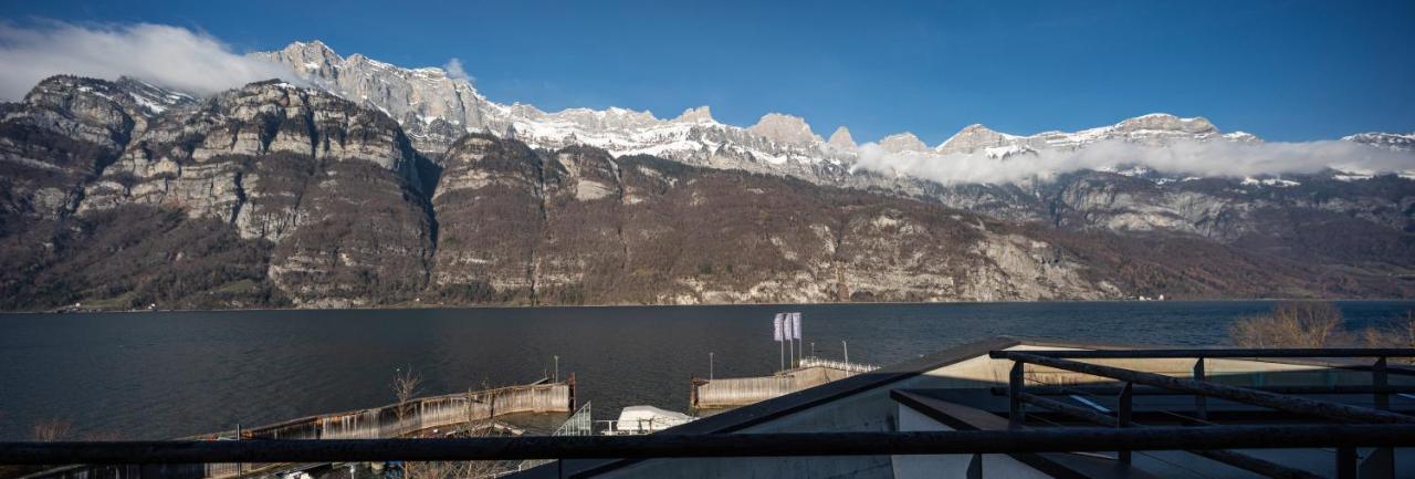 Marina Walensee Hotel Unterterzen エクステリア 写真
